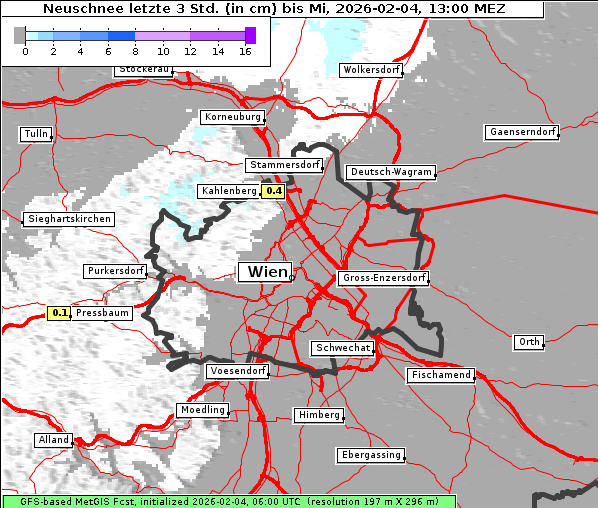 Neuschnee, 4. 2. 2026