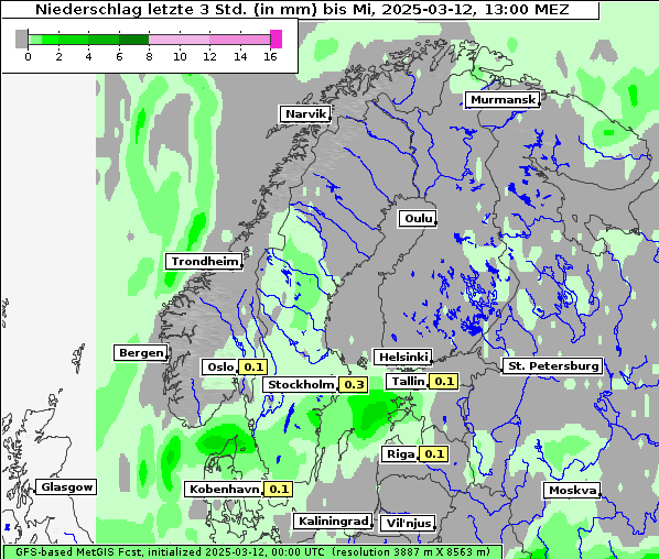 Niederschlag, 12. 3. 2025