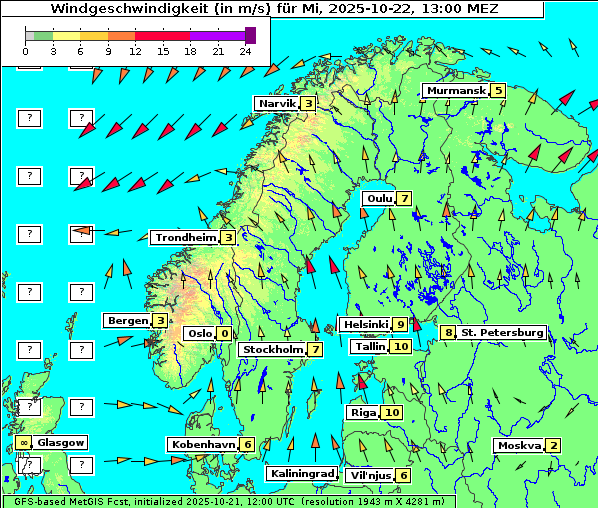 Wind, 22. 10. 2025