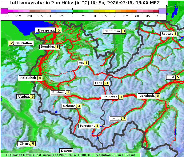 Temperatur, 15. 3. 2026