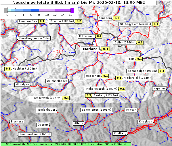 Neuschnee, 18. 2. 2026