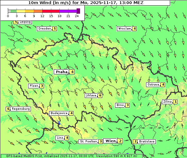 Wind, 17. 11. 2025