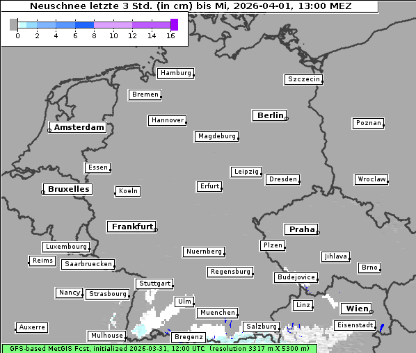 Neuschnee, 1. 4. 2026