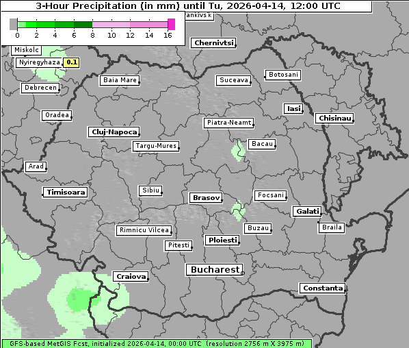 Niederschlag, 14. 4. 2026