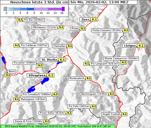 Neuschnee, 2. 2. 2026