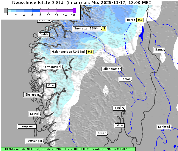 Neuschnee, 17. 11. 2025