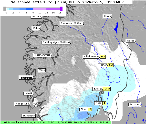 Neuschnee, 15. 2. 2026