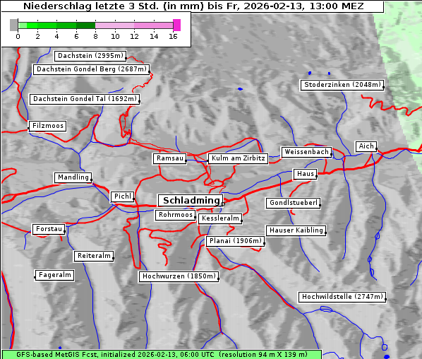 Niederschlag, 13. 2. 2026