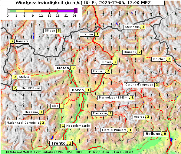 Wind, 5. 12. 2025