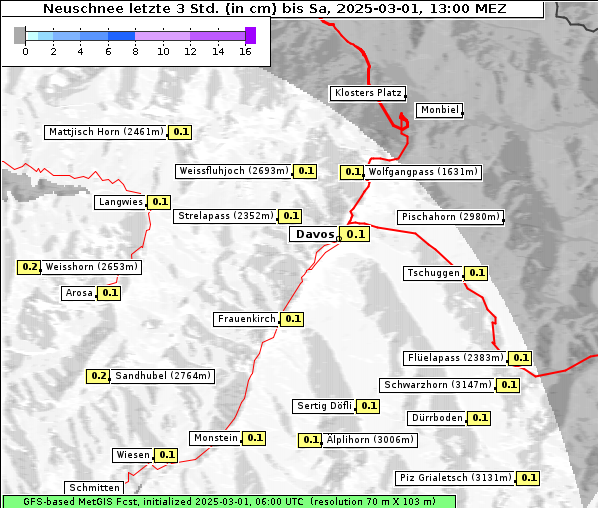 Neuschnee, 1. 3. 2025