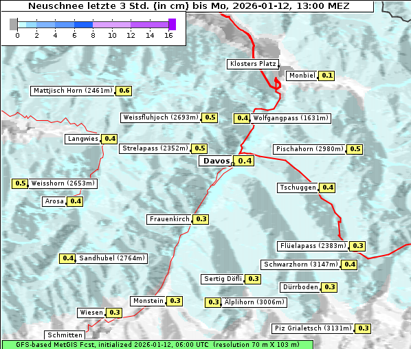 Neuschnee, 12. 1. 2026