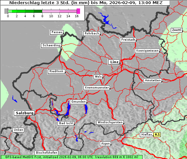 Niederschlag, 9. 2. 2026