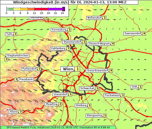 Wind, 13. 1. 2026
