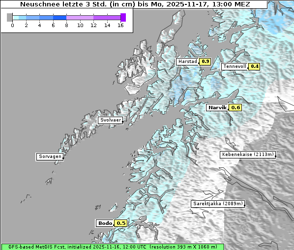 Neuschnee, 17. 11. 2025