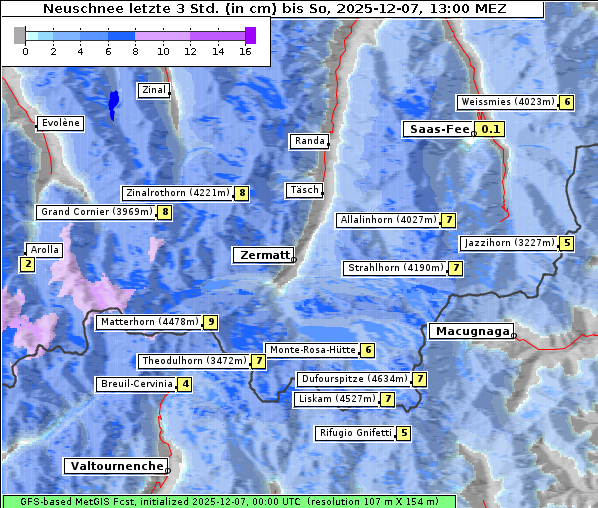 Neuschnee, 7. 12. 2025