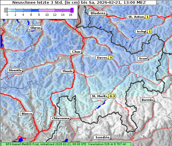 Neuschnee, 21. 2. 2026
