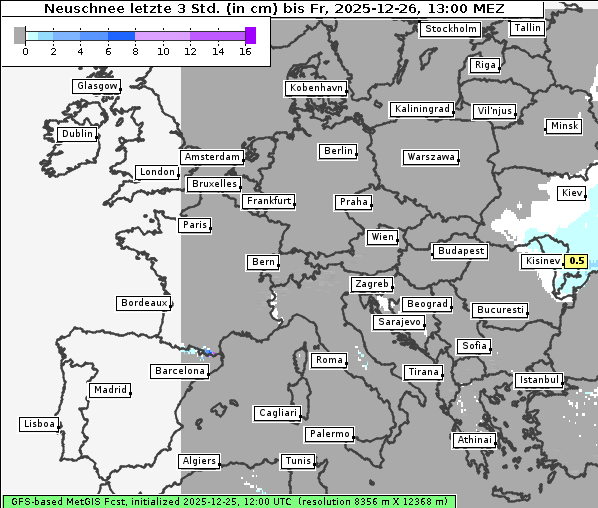 Neuschnee, 26. 12. 2025