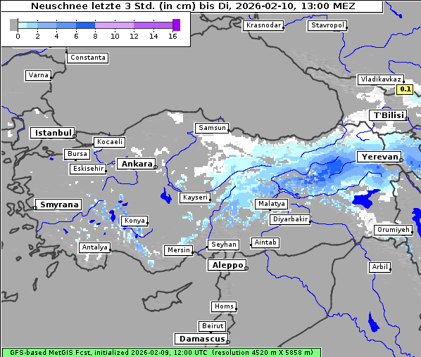 Neuschnee, 10. 2. 2026