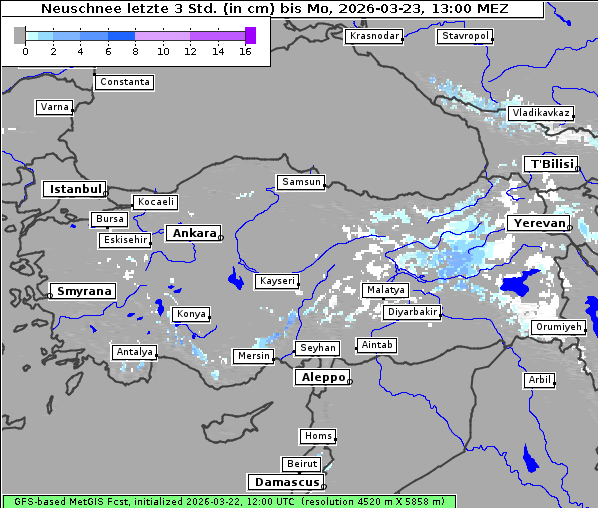 Neuschnee, 23. 3. 2026