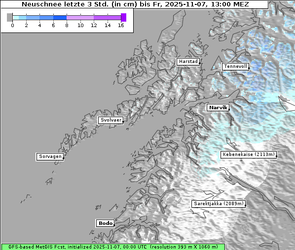 Neuschnee, 7. 11. 2025