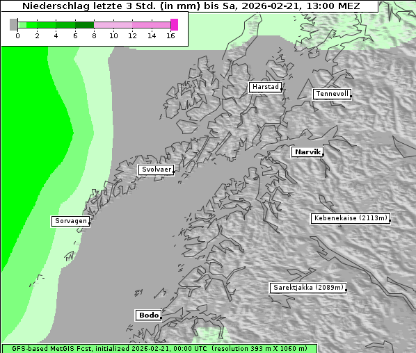 Niederschlag, 21. 2. 2026