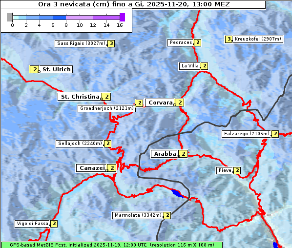 Neuschnee, 20. 11. 2025