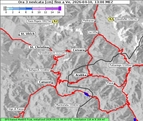 Neuschnee, 10. 4. 2026