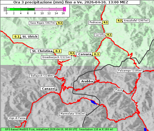Niederschlag, 10. 4. 2026