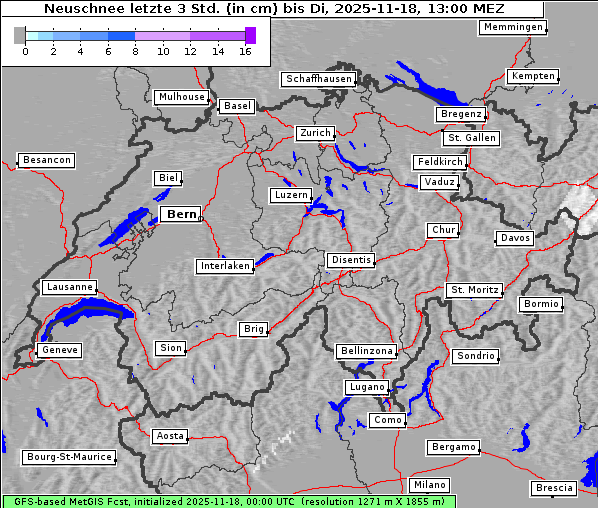 Neuschnee, 18. 11. 2025