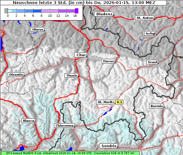 Neuschnee, 15. 1. 2026