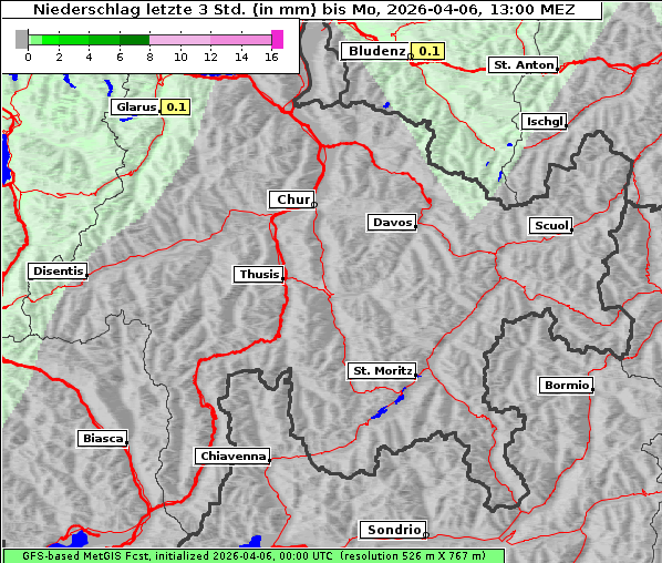 Niederschlag, 6. 4. 2026