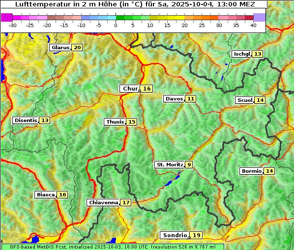 Temperatur, 4. 10. 2025