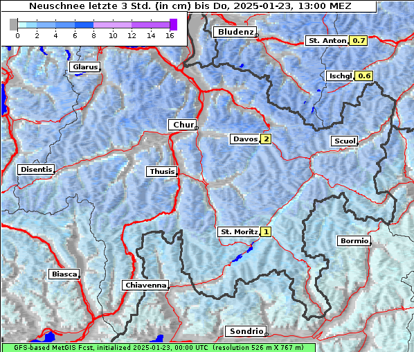 Neuschnee, 23. 1. 2025