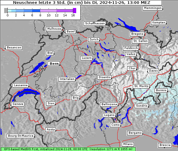 Neuschnee, 26. 11. 2024