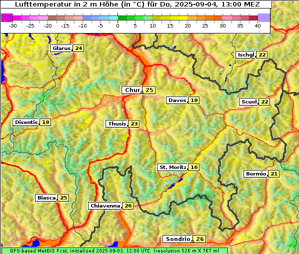 Temperatur, 4. 9. 2025
