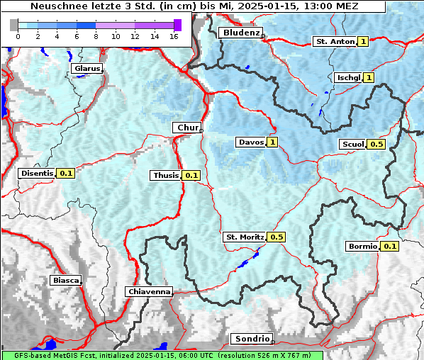 Neuschnee, 15. 1. 2025