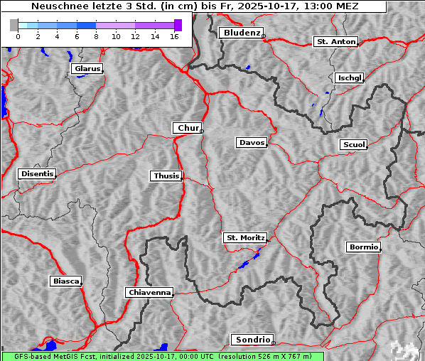 Neuschnee, 17. 10. 2025