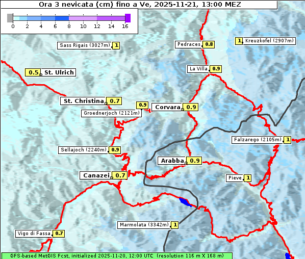 Neuschnee, 21. 11. 2025