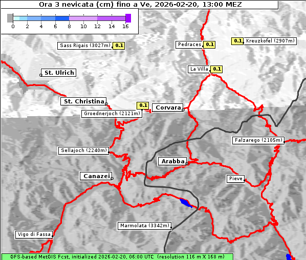 Neuschnee, 20. 2. 2026