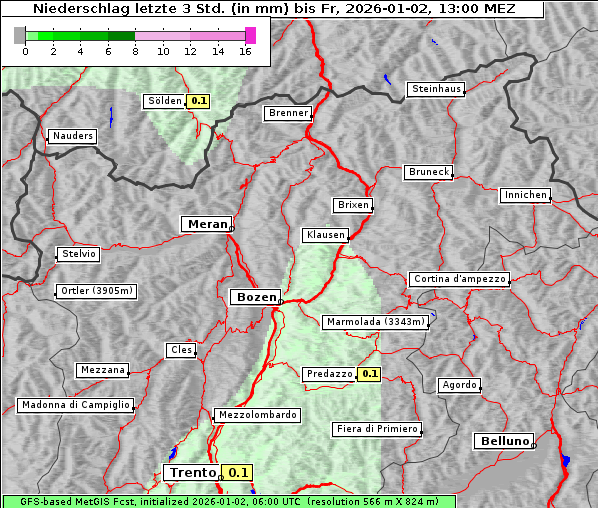 Niederschlag, 2. 1. 2026