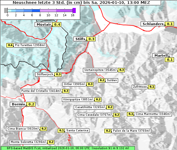 Neuschnee, 10. 1. 2026