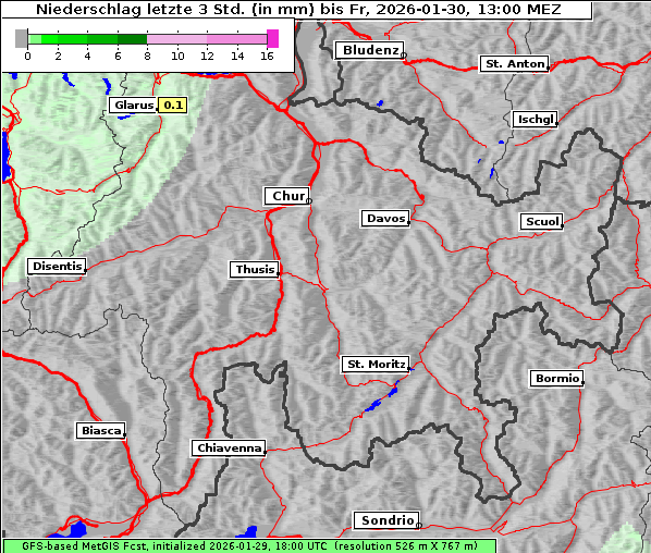 Niederschlag, 30. 1. 2026