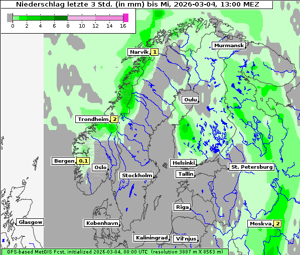 Niederschlag, 4. 3. 2026