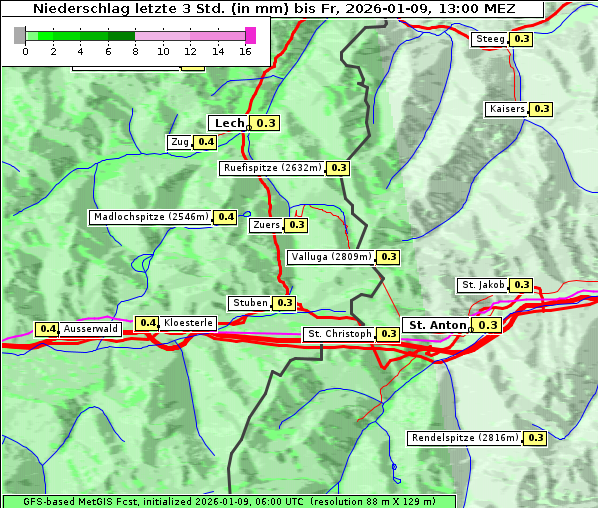 Niederschlag, 9. 1. 2026