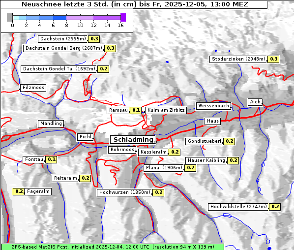 Neuschnee, 5. 12. 2025