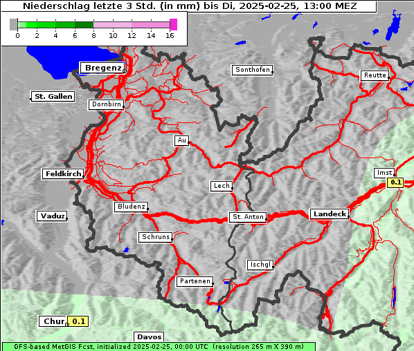 Niederschlag, 25. 2. 2025