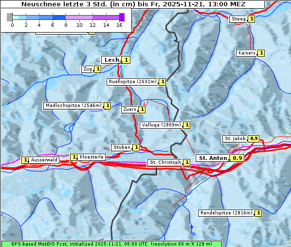Neuschnee, 21. 11. 2025