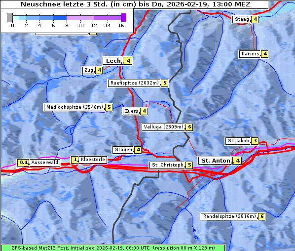 Neuschnee, 19. 2. 2026