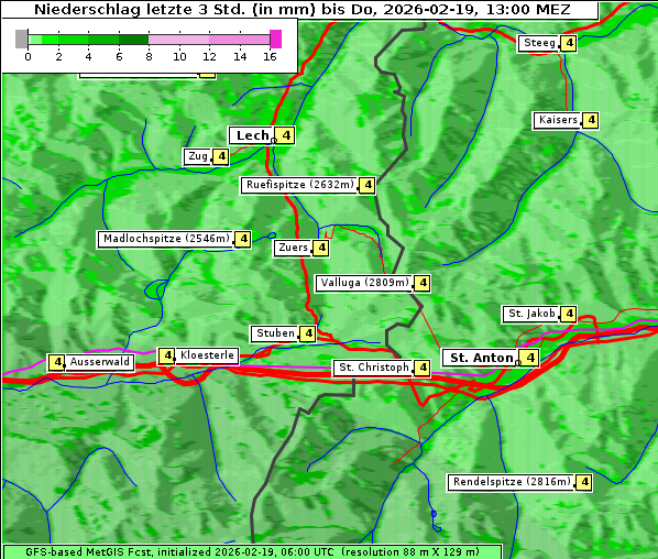 Niederschlag, 19. 2. 2026