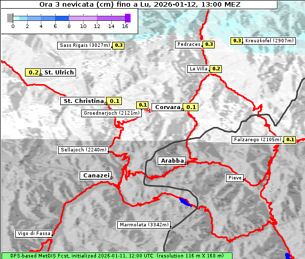 Neuschnee, 12. 1. 2026